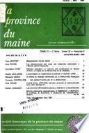 La Province du Maine