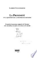 La proximité et la question de la souffrance humaine