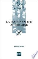 La psychanalyse américaine