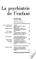 La Psychiatrie de l'enfant