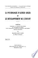 La psychologie d'Alfred Adler et le développement de l'enfant