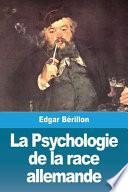 La Psychologie de la race allemande