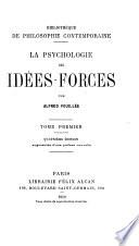 La psychologie des idées-forces