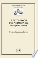 La psychologie des philosophes
