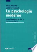 La psychologie moderne