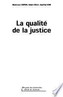 La qualité de la justice