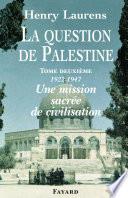 La Question de Palestine