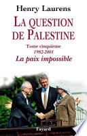 La question de Palestine
