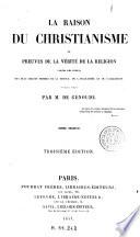 La Raison du christianisme, ou, Preuves de la vérité de la religion, 2