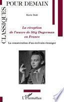 La réception de l'œuvre de Stig Dagerman en France