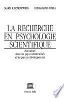 La recherche en psychologie scientifique