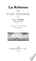 La Réforme dans l'île d'Oléron