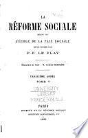 La Réforme sociale