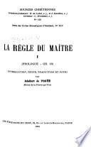 La Régle du Maître