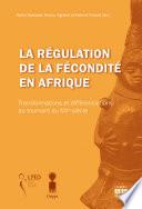 La régulation de la fécondité en Afrique