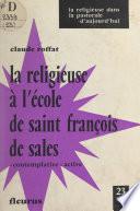 Livre La religieuse à l'École de Saint François de Sales