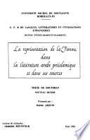 La représentation de la femme dans la littérature arabe préislamique et dans ses sources