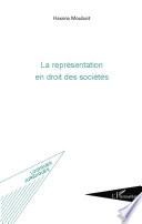 La représentation en droit des sociétés