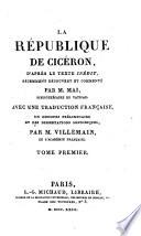 La republique, d'apres le texte inedit, recemment decouvert et commente par Mai