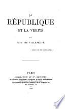 La république et la vérité ...