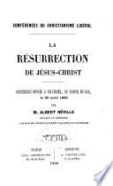 La résurrection de Jésus-Christ