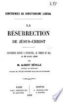 La resurrection de Jésus-Christ