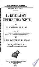 La révélation d'Hermès Trismégiste