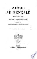 La revolte au Bengale en 1857 et 1858