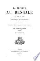 La Révolte au Bengale en 1857 et 1858, souvenirs d'un officier irlandais
