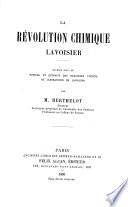 La révolution chimique Lavoisier