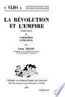 La Révolution et l'Empire (1789-1815).
