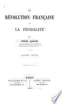 La révolution française et la féodalité