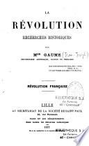 La révolution