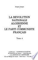 La révolution nationale algérienne et le Parti communiste français