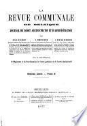 La revue communale de belgique
