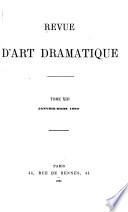La Revue d'art dramatique et musical