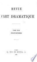 La Revue d'art dramatique et musical