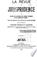 La revue de jurisprudence du recueil des décisions de Québec