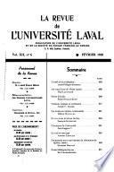 La Revue de l'Université Laval