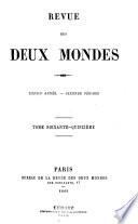 La revue des deux mondes