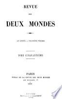 La revue des deux mondes