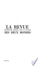 La revue des deux mondes