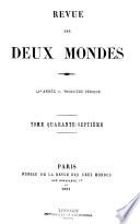 La revue des deux mondes