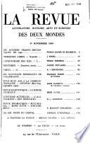 La revue des deux mondes