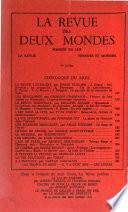 La revue des deux mondes