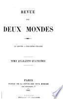 La revue des deux mondes