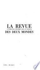 La revue des deux mondes