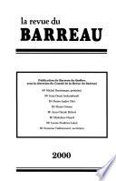 La Revue du barreau
