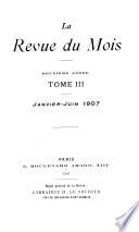La Revue du mois