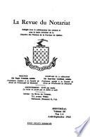 La Revue du notariat